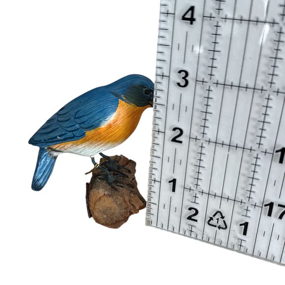 Ganz Eastern Bluebird Figurine Resin on Wood Base w/ Tag Songbird Collectible - Picture 5 of 7